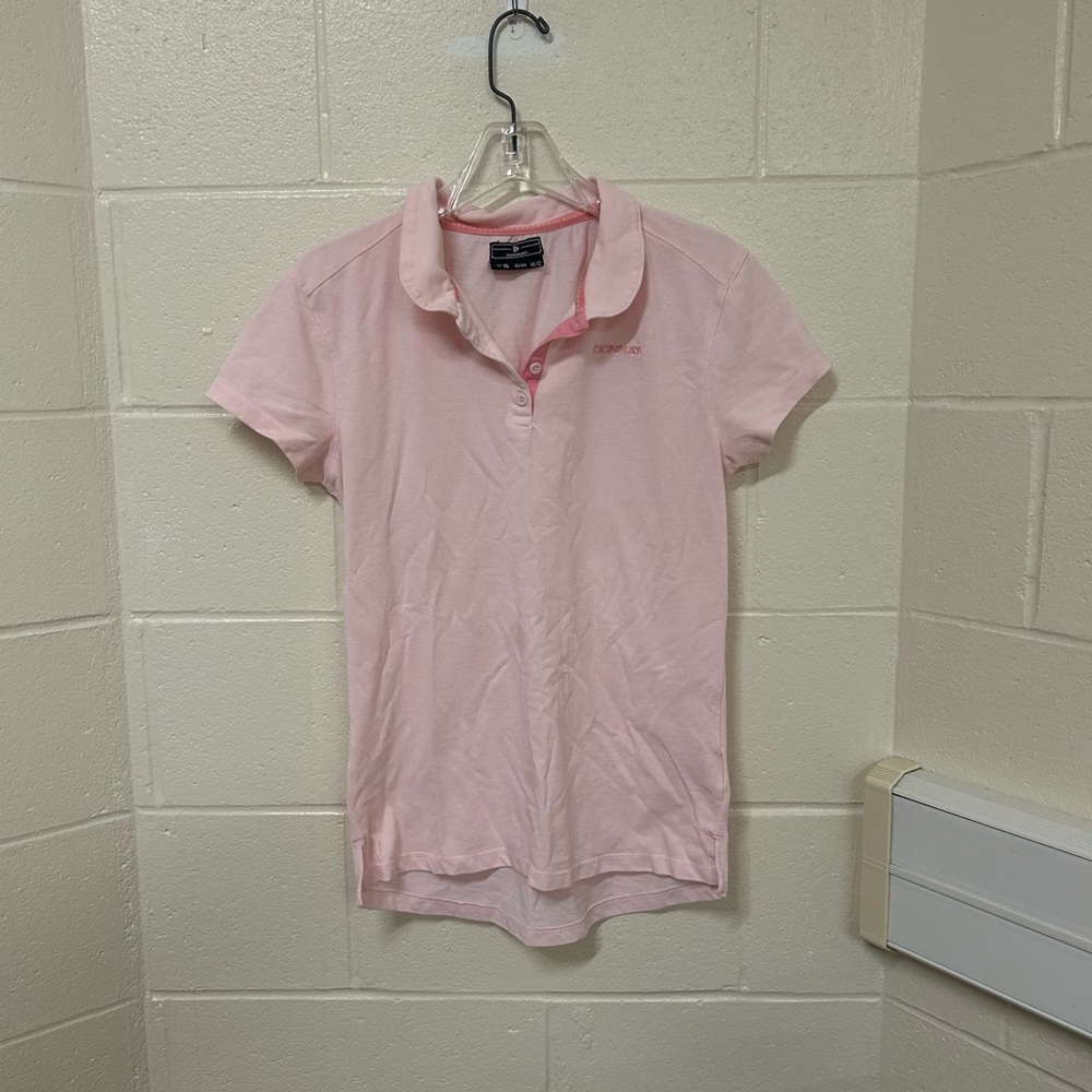 Light Pink Women's Short Sleeve Polo